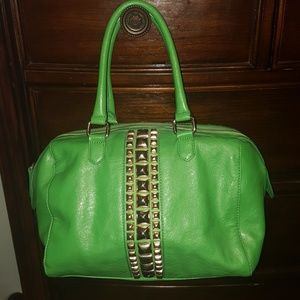 Aldo green tote bag